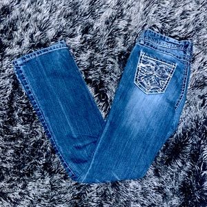 these jeans are in great condition, very comfortable, and bootcut